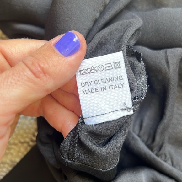 Harvey Nichols black slight sheer long sleeve top - Picture 6 of 11